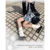 White Hairball Socks Cover Solid Color Stacking Socks Skinny Legs Jk Japanese Leg Cover Korean Version Student Versatile Lolita Autumn and Winter Thic