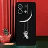 Moon Stars Space Astronaut For Xiaomi Redmi Note 13 Pro 14 12 11 9 10 9S 10S 11S 12S Redmi 13C 10C 12C 14C Phone Case