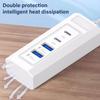 4 Port USB Charging Hub Expander With Double Type C And USB Ports For Mobile Devices And Gadgets