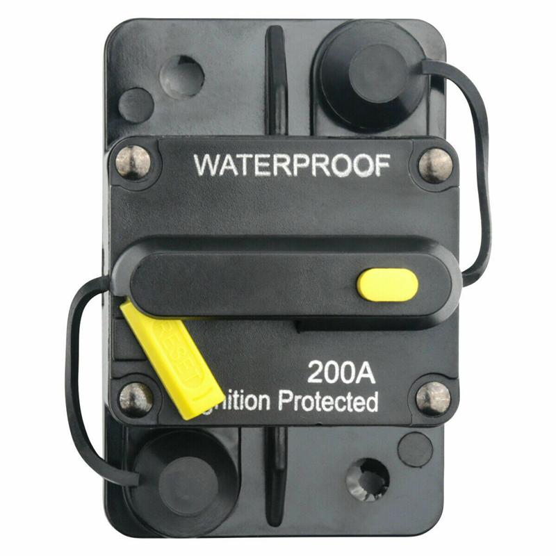 

30A 40A 50A 60A 80A 100A 120A 150A 200A 250A 300A АМП Автоматический выключатель Предохранитель Сброс 12-48В DC Автомобильный Лодочный Автоматический Водонепроницаемый Солнечная Система
