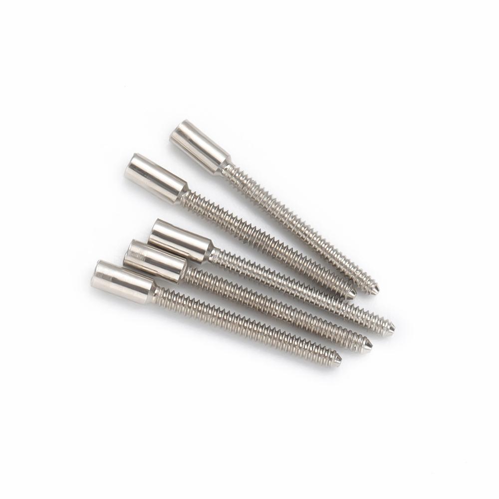 10 Pieces Stem Extensions Extenders Repair Watch Crown Stems 0.9mm Threads for Self Repairers Watchmakers Watch Accessories
