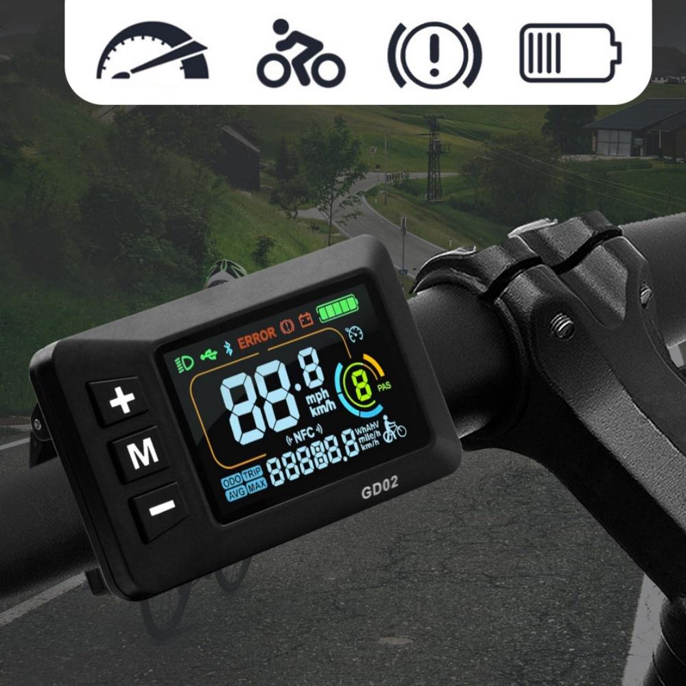 Bicicletta Elettrica 5-Pin Schermo a Colori Pannello Strumenti LCD Intelligente 24-60V