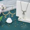 1set 100pcs 2 colors Stainless Steel Beads Rondelle Golden & Stainless Steel color 6x4.5mm Hole: 3mm 50pcs/color