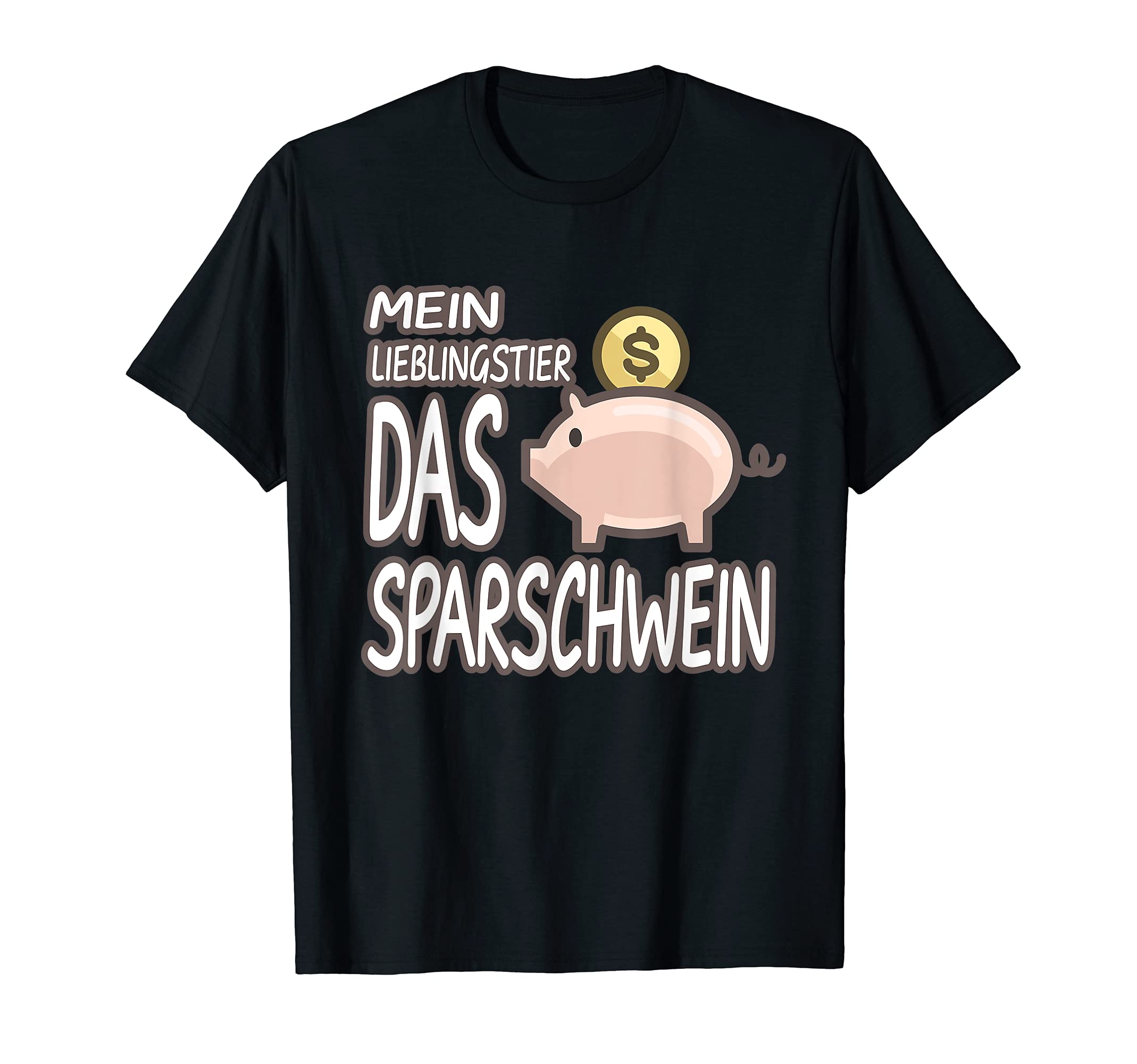 

My Favorite Animal Pig Piggy Bank Capitalist Money Saving T-Shirt чёрный