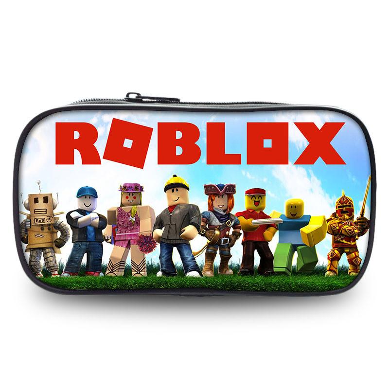 Spacious Roblox Pencil Case Durable Oxford Fabric Fun Designs For Students