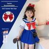Summer Academy Style Skirt: Sailor Moon Cosplay for Toddlers & Girls