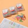 Heart-Shaped Plastic-Coated Metal Paper Clips, 28mm, Stationery Essentials 