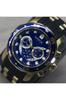 Klocka Pro Diver Quartz 48 mm fodral Guld Svart Rostfritt stål Polyuretanrem Blå Urtavla 6983 [Invicta] Herr [Artikel]