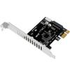 Комп'ютерна PCI-E до USB 3.0 TYPE-E Карта розширення 19PIN PCI-E до USB 3.0 Type C Адаптер для передньої панелі