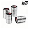 4Pcs Aluminum Alloy Tire Valve Caps Anti Leak Dust Cover Car Wheel Accessory For Toyota Hilux Corolla RAV4 Camry Highlander C-HR