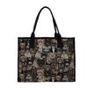 Summer Women's Bag Women's New Large Capacity Women's Commuting Canvas Bag Printed Hand Tote Bag Shoulder Bag