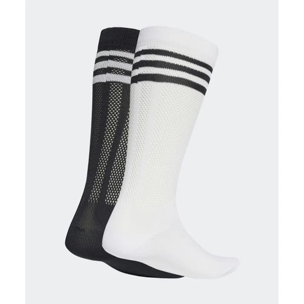 adidas Textured Crew Socks 2P - White:Black JC8626 5102662