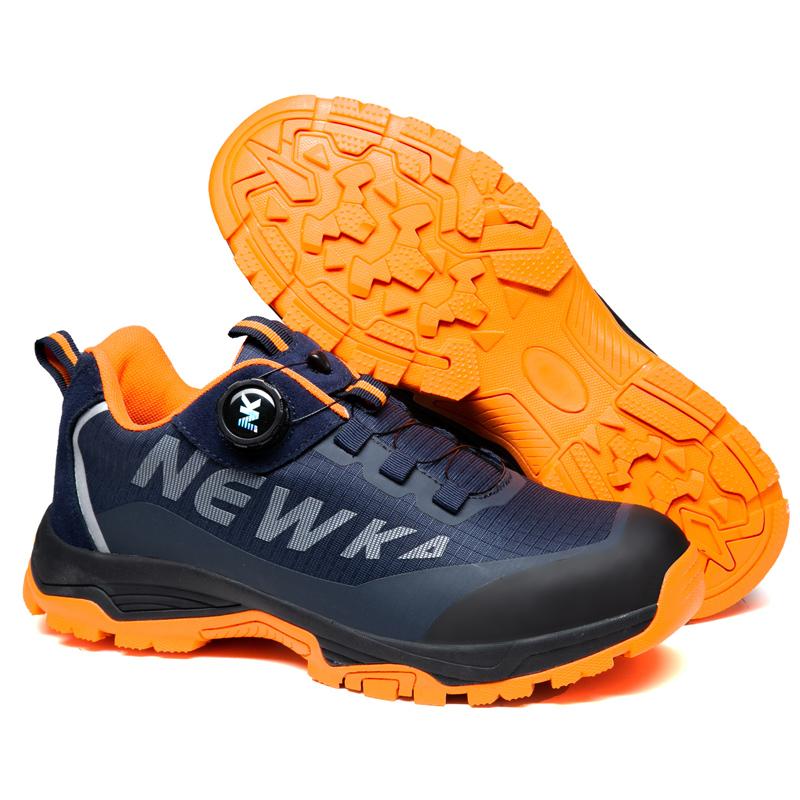 High-Quality Safety Shoes Men'S Anti Smashing Anti Piercing Wear-Resistant Shoes Steel Toe Anti Slip Work Shoes Indestructible