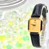 SEIKO Watch Gold Square 310142 New Strap [Rare/New Battery] Ladies' 5421-5160