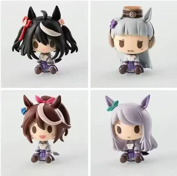 Exclusive   Best  Pretty Derby Themed Ornaments Full Characters Set Ideal Children's Day Gifts for Kids Collectible