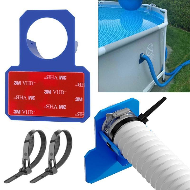 Swimming Pool Filter Pump 1.5m Hose, Pool Hooks for Poles Adjustabl Pool Pole Hanger for Above Ground Pools SAccessories