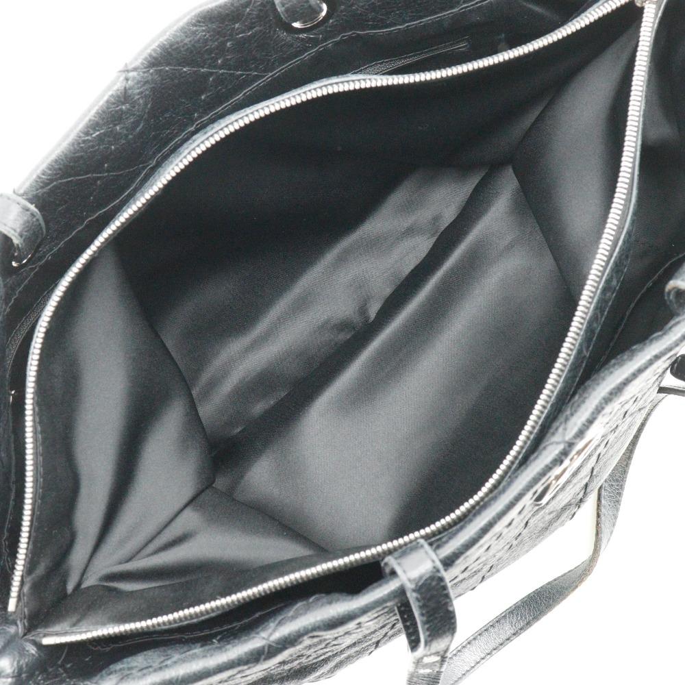 Chanel On the Load Tote Bag A48019 COCO Mark Black Leather Women Used