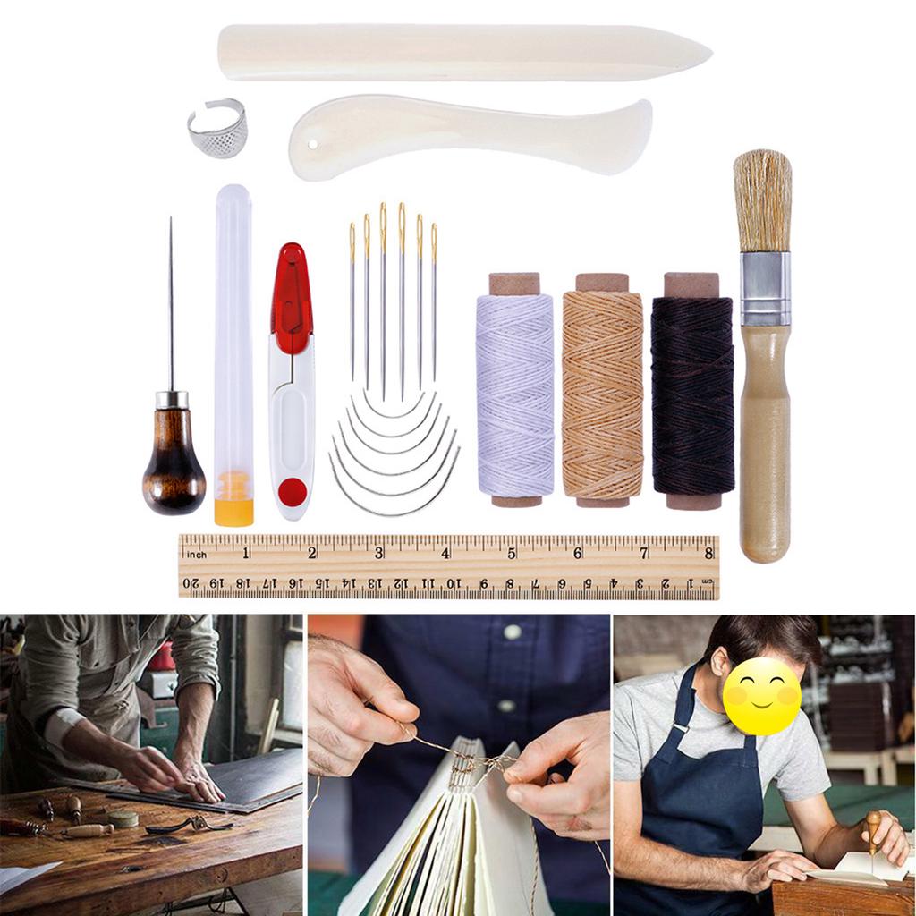 23Pcs Multi-function Bookbinding Starter Tools Set Kit Folder Paper ...