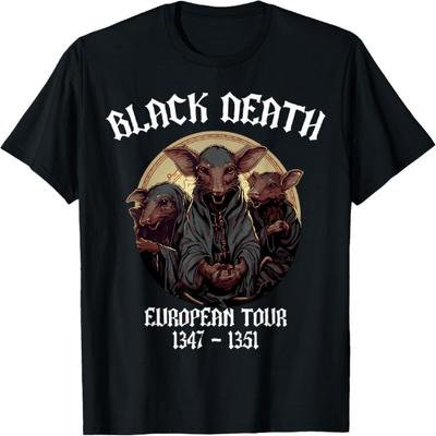 Schwarzer Tod Europa-Tour Pestdoktor T-Shirt