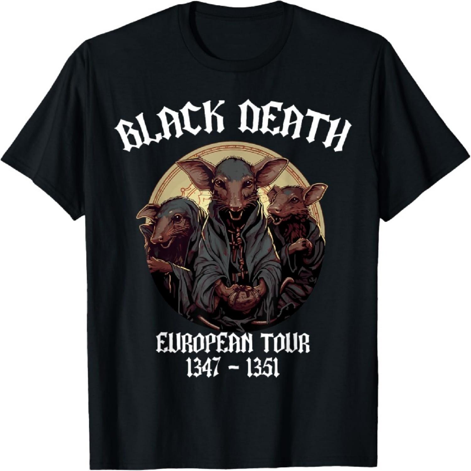 Black Death European Tour Plague Doctor T-Shirt S