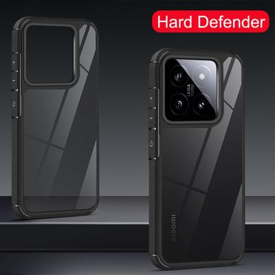 Military Shockproof Case For Xiaomi Mi 14 Redmi Note 12 Global 11 11s 10 Pro 13c 10c 10A 9C A1 A3 Plus POCO X3 Hard Clear Cover
