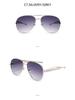 2025 Retro Frog-Shaped Large Frame Sunglasses - High-End Women's Trendy Street Style Glasses