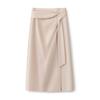 Elegant & Versatile Irregular Slit Midi Skirt for Women - Spring/Summer 2025