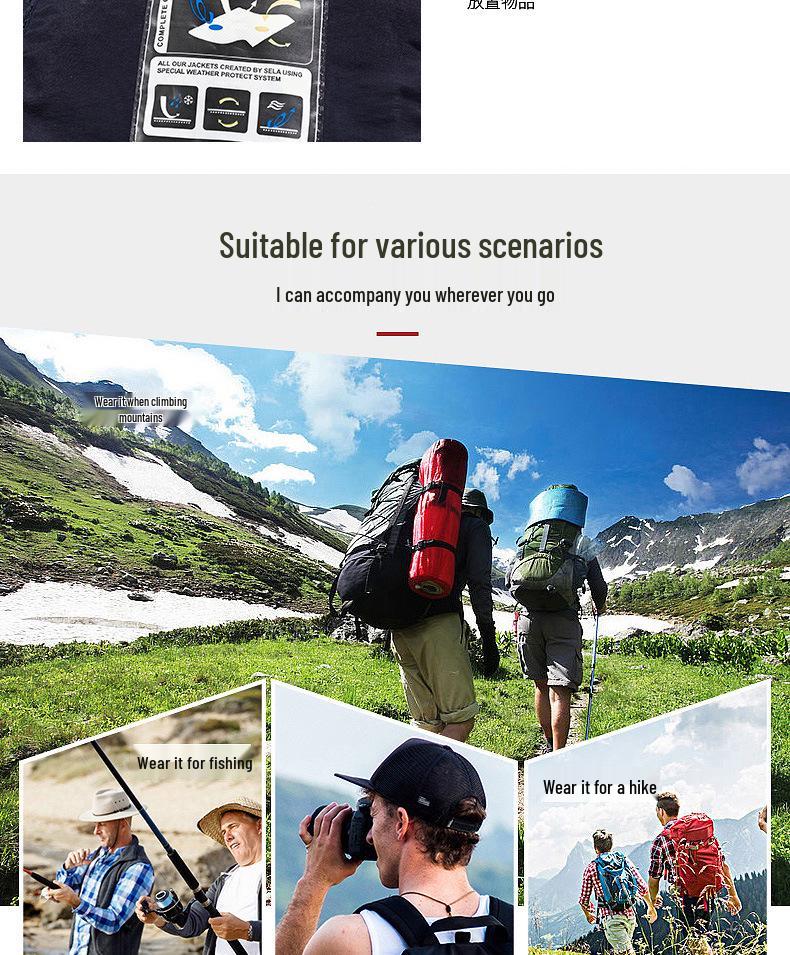 Men's Plus Size Quick-Dry Outdoor Casual Vest - Sleeveless, Loose Fit for Spring & Autumn