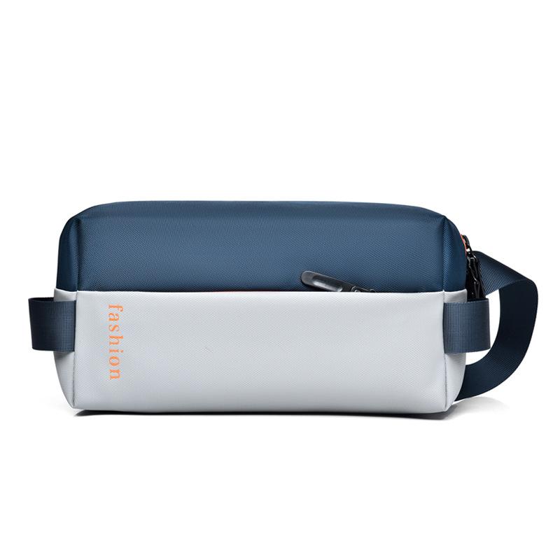 Bolsa Transversal Masculina Legal Casual Mochila Phe de Motocicleta Tendência de Rua Carro Esportivo Masculina Grande Capacidade Impermeável Bolsa de Peito