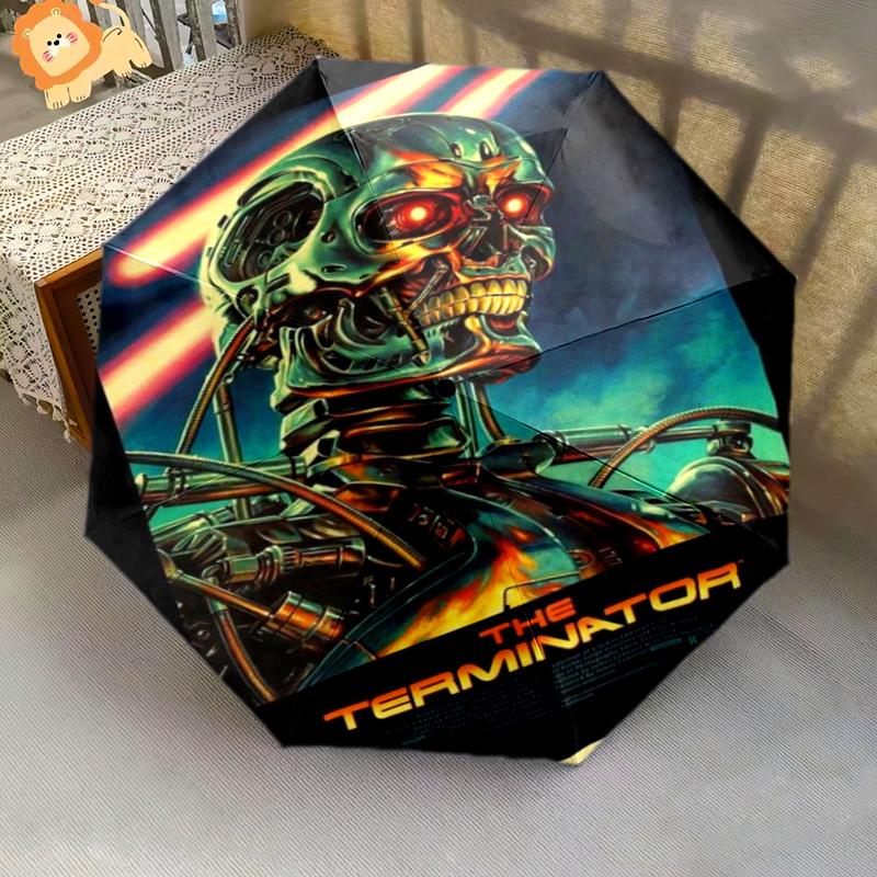 Apocalyptic Warriors Unite Folding umbrella durable Suitable for all seasons outdoor light Sun umbrella