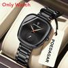 Swiss Luxury Ladies Watch Waterproof Quartz Watch With Elegant Oval Dial For Casual Wear