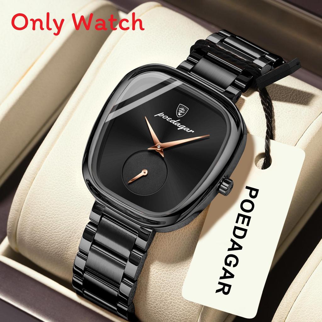 Swiss Luxury Ladies Watch Waterproof Quartz Watch With Elegant Oval Dial For Casual Wear