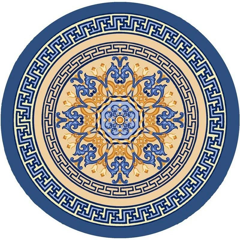 Ethnic Retro Persian Bohemian Carpet Washroom Floor Mat Living Room Carpet Rug for Bed Room Living Room Decoration