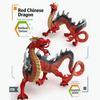 Simulation Mythical Creature Model PVC Chinese Dragon Griffins Collectible Figurine Miniature Mythical Animal Toy Home Office Desktop Decoration