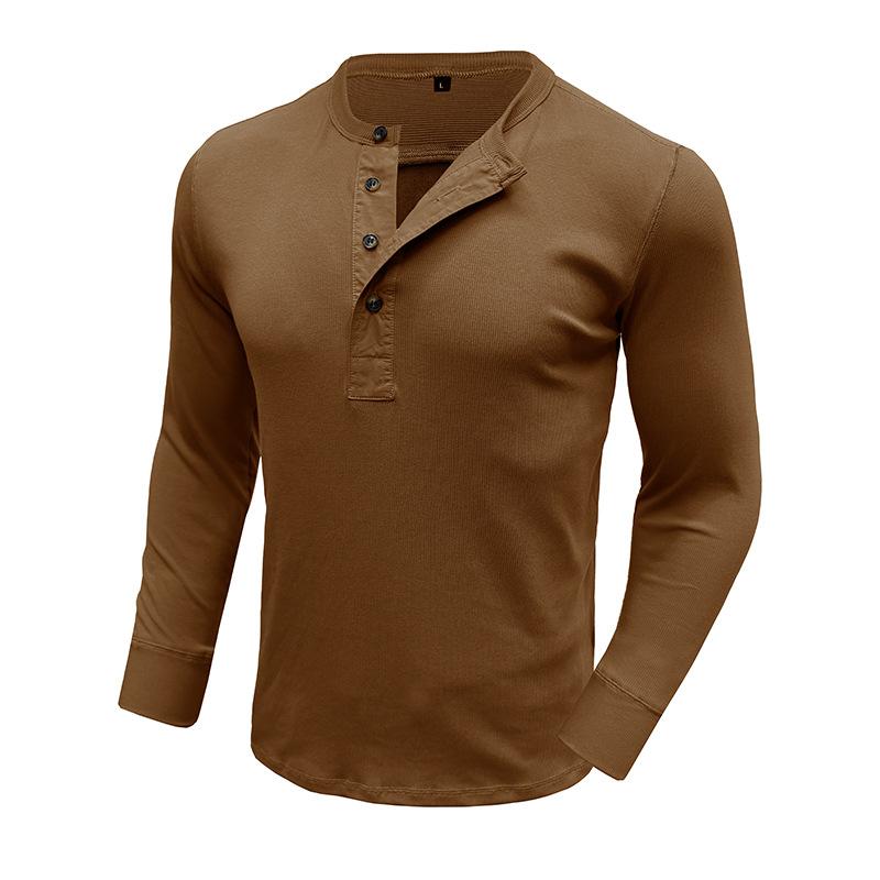 Men S Slim Fit Long Sleeve Crew Neck T Shirt Casual Top