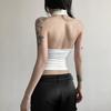 Solid Color Simple Casual All-match Cool Confident Sexy Beautiful High Street Summer Travel Women's Thin Halter Vest