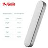 Y-Kelin Stainless Steel Tongue Scraper Oral Cleaner Brush Fresh Breath Cleaning Coated Toothbrush Hygiene Care Tools