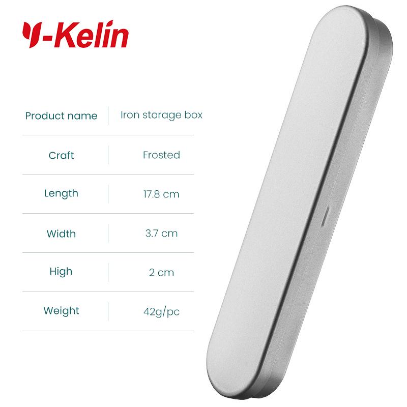 Y-Kelin Stainless Steel Tongue Scraper Oral Cleaner Brush Fresh Breath Cleaning Coated Toothbrush Hygiene Care Tools