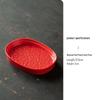 Elegante Chinesische Keramik Snackplatte