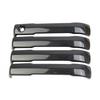 Carbon Fiber Style 4PCS Side Door Handles Trims Cover For Toyota Tundra +