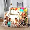 Custom 1pc Joyful Ride Celebration Blanket, Soft And Comfortable Blanket, Casual Warm, Camping Travel Blanket, Birthday Gift Q910108