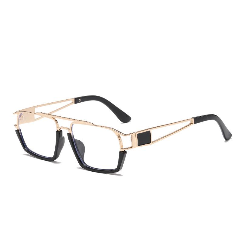 

Мужские металлические солнцезащитные очки в стиле ретро с многоугольными полыми дужками