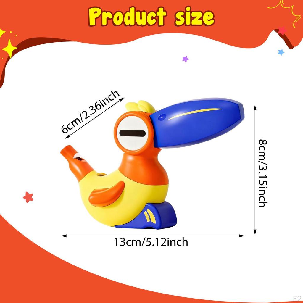 Bird Water Whistle Call Easy to Carry Party Favors Gift Cute Prop Kids Musical Toy