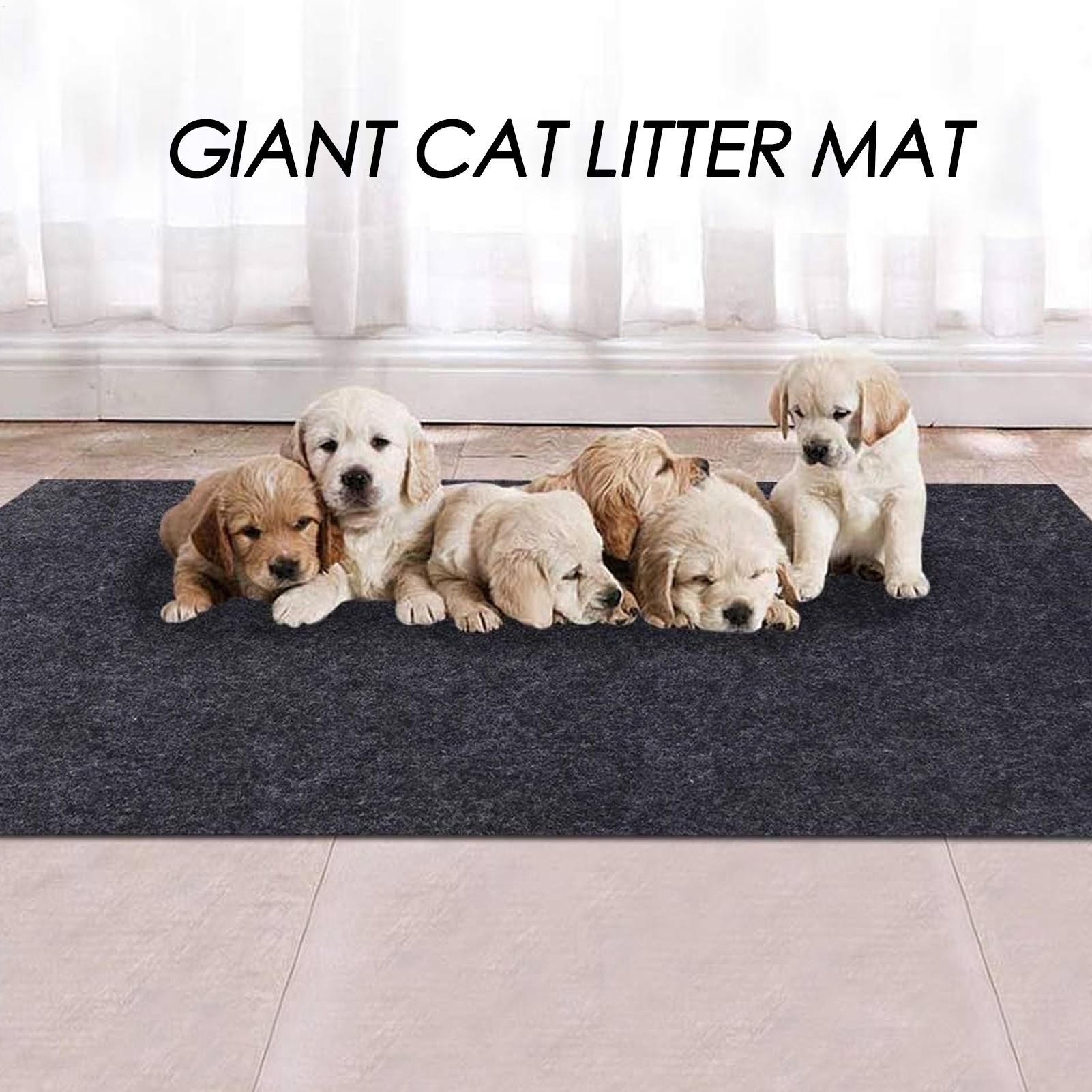

Litter Box Mat Machine Washable Pet Litter Box Trapping Mat Quick Absorption Kitten Floor Pad Waste Odor Control For Pet Bed CHINA