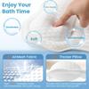 Bath Pillows for Tub, Bath Pillow Luxury Bathtub Pillow for Head and Neck Support, Soft 4D Air Mesh Bath Tub Pillow with Non Slip Suction Cups,
