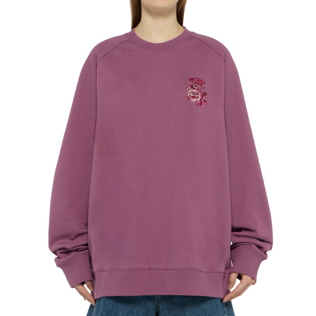 ONITSUKA TIGER Sweat Top Fashion Casual Crew Neck Pullover Sweatshirt Unisex Tops 2183B537-500
