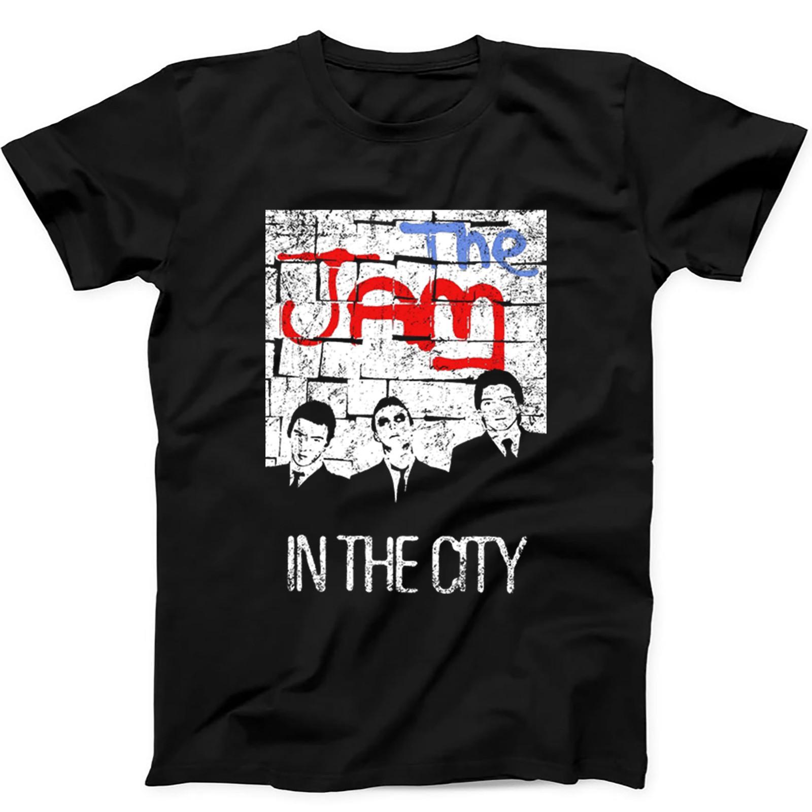 The Jam In the City Punk Rock Music Gift Tee Black T Shirt 589 XL