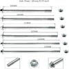10mm Rim Wheel Axle Bolts Swing Arm Bolt for Dirt Pit Pro Bike Motorcycle (AXLE LENGTH 225mm)