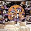 VIKAMA Mushroom Tapestry Bohemian-Style Bedroom Hanging Charming Aesthetic Wall Decoration Living Room & Dormitory Decor