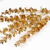 Golden Floral Bouquet: Ginkgo Leaves, Eucalyptus, Red Holly Berries - New Year Lucky Decoration Ornaments